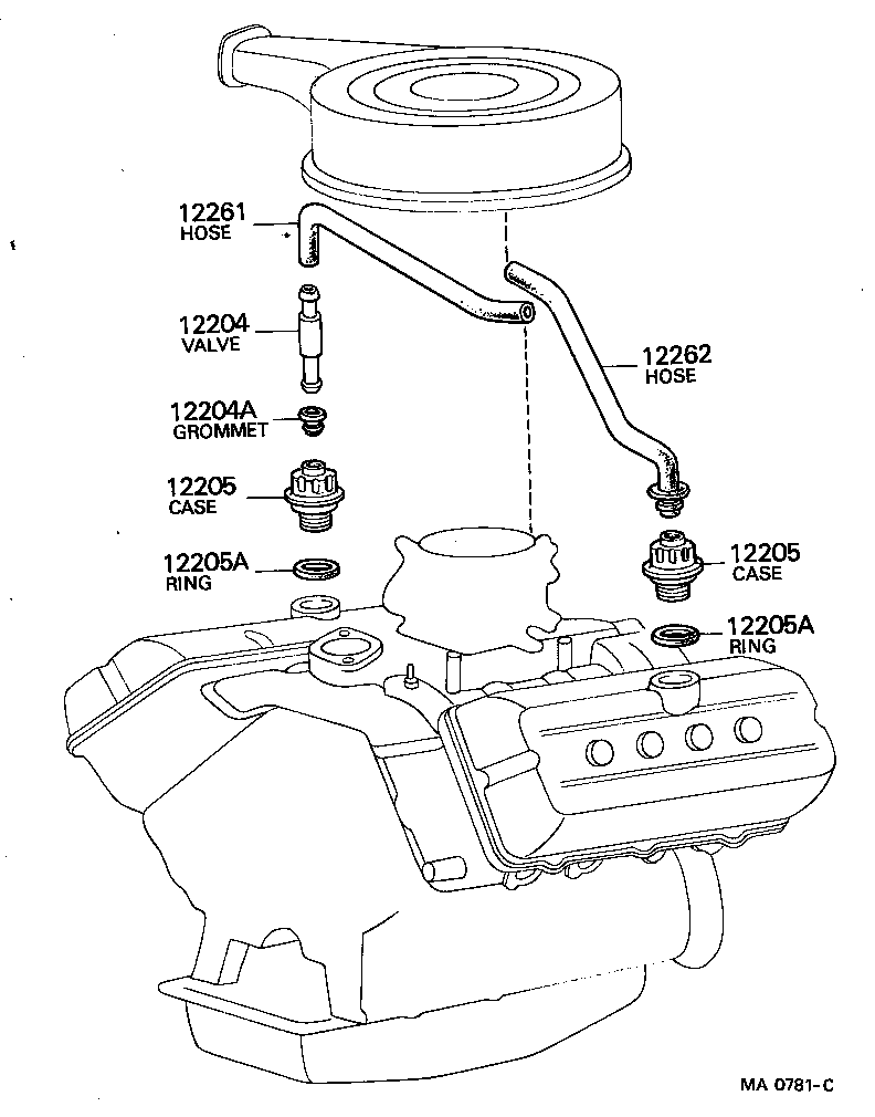 12246-51010 GROMMET(FOR VENTILATION SYSTEM) product image