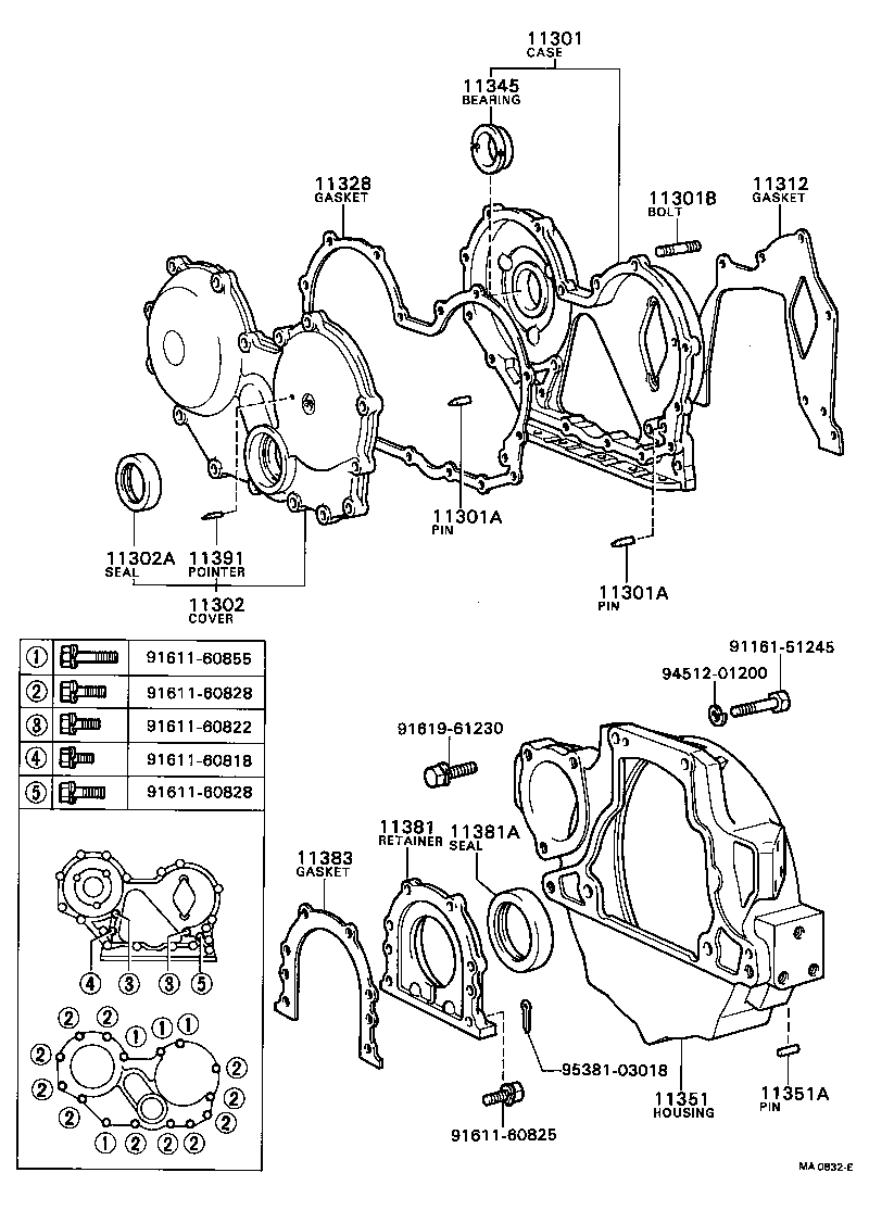 11311-78010 PLATE, FRONT END product image