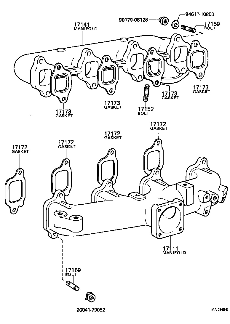 17111-47040 MANIFOLD, INTAKE product image