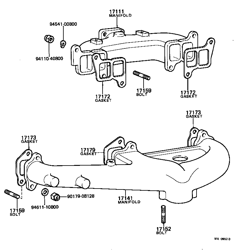 17111-48010 MANIFOLD, INTAKE product image