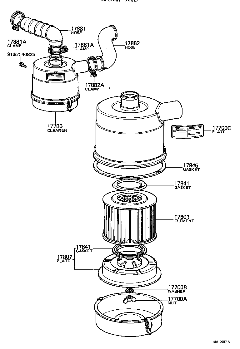17700-48080 CLEANER ASSY, AIR product image