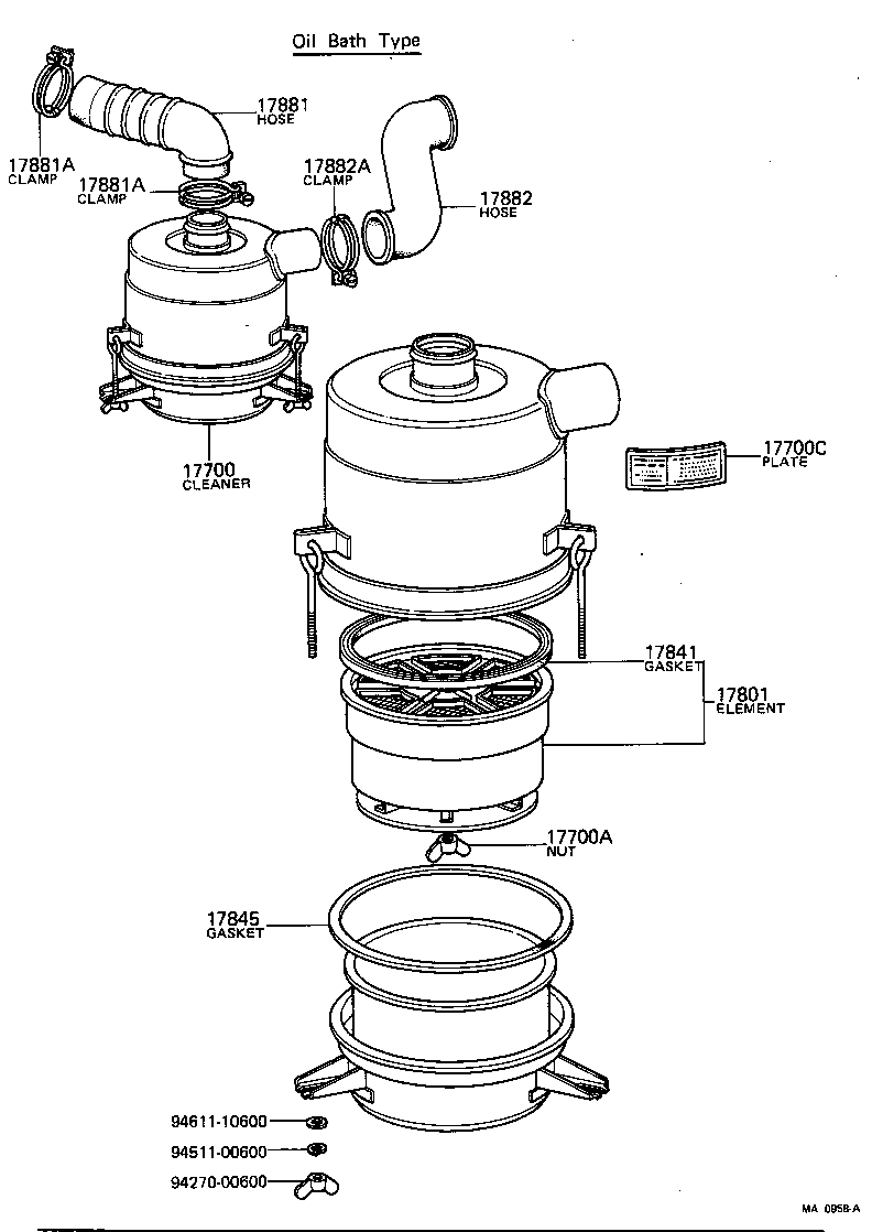 17700-48080 CLEANER ASSY, AIR product image