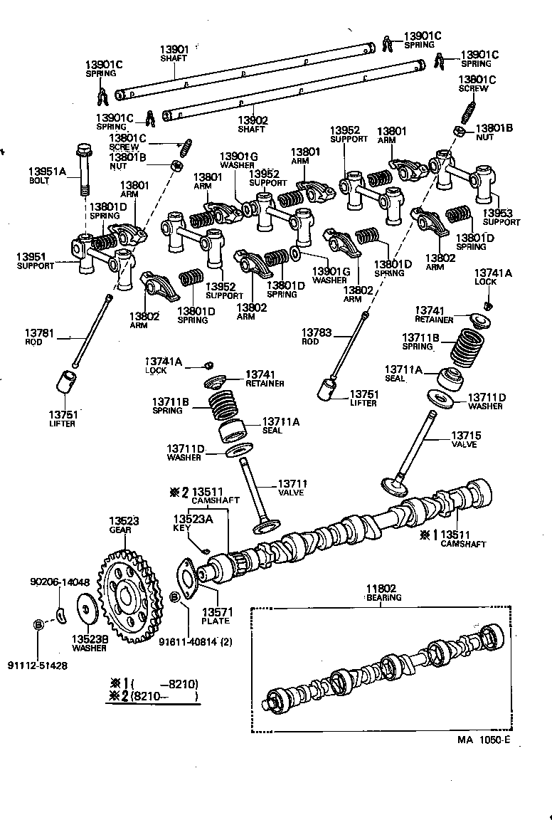 13501-54010 CAMSHAFT product image