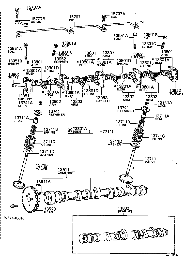 13511-33013 CAMSHAFT product image