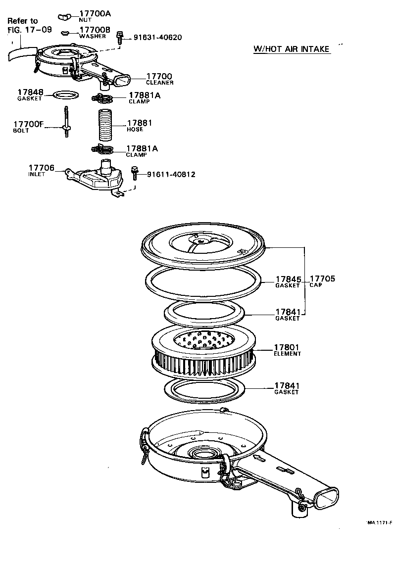 17841-24011 GASKET, FILTER ELEMENT product image