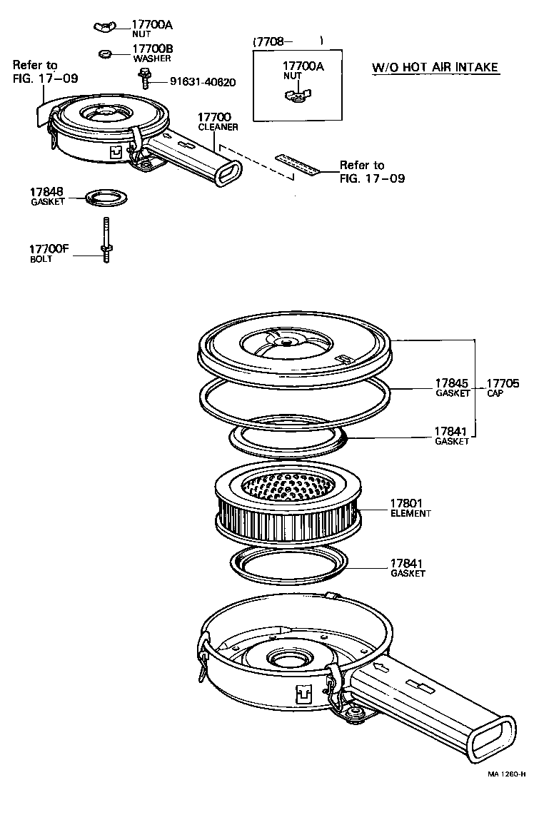 17841-24011 GASKET, FILTER ELEMENT product image