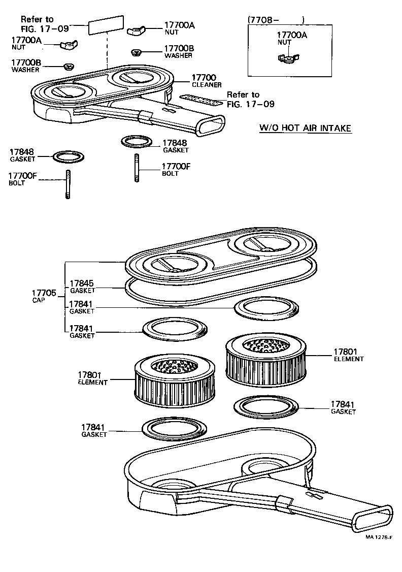 17841-24011 GASKET, FILTER ELEMENT product image