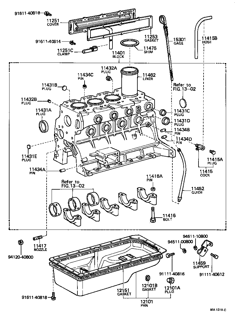 12100-60020 PAN SUB-ASSY, OIL product image