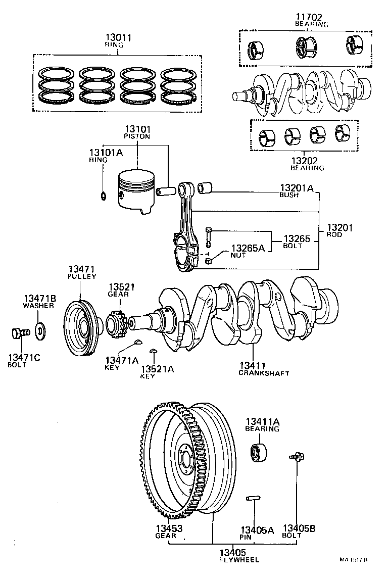88892-30510 PLATE, CRANKSHAFT PULLEY, NO.2 product image
