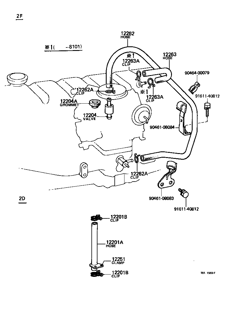 90460-38006 CLIP(FOR VENTILATION TUBE HOSE) product image