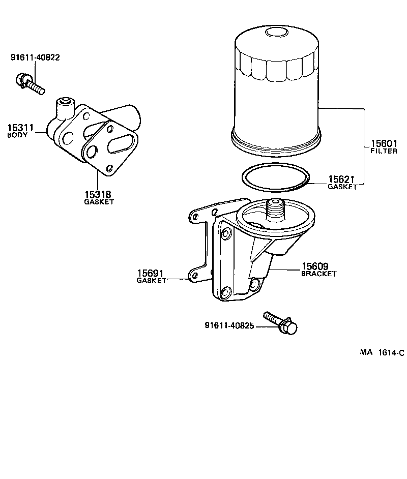 04152-60060 FILTER SUB-ASSY, OIL product image