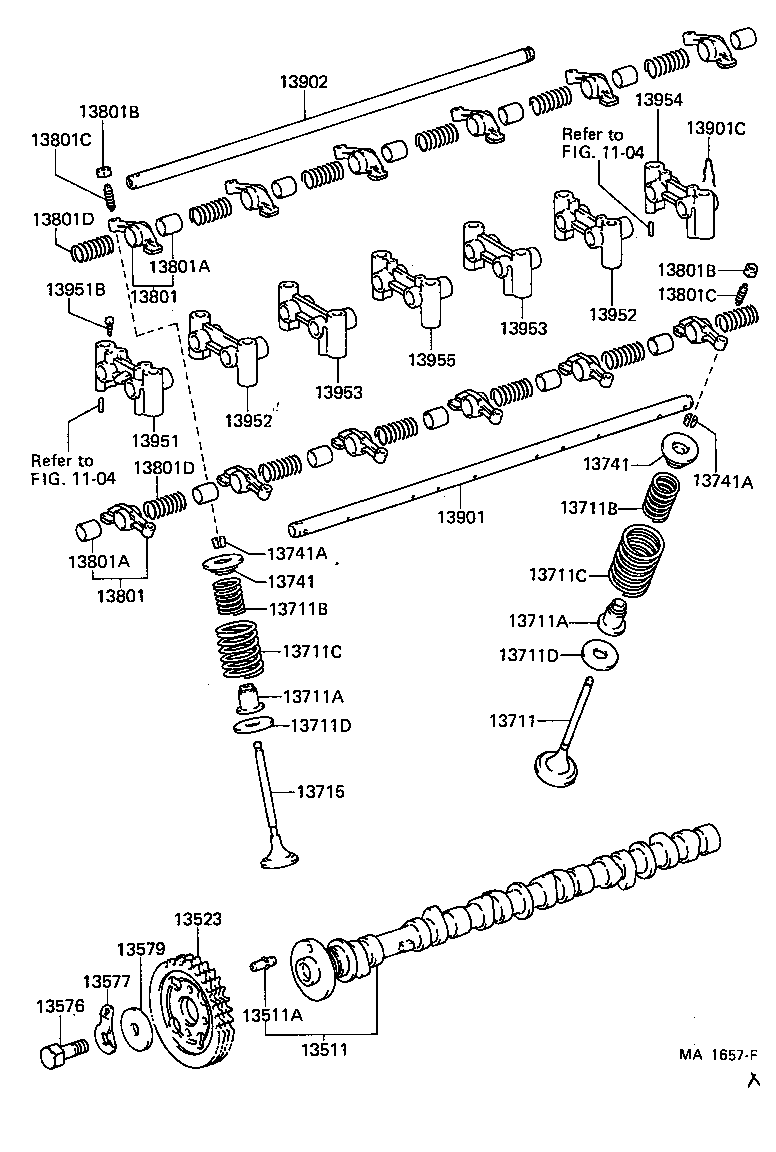 13501-54010 CAMSHAFT product image