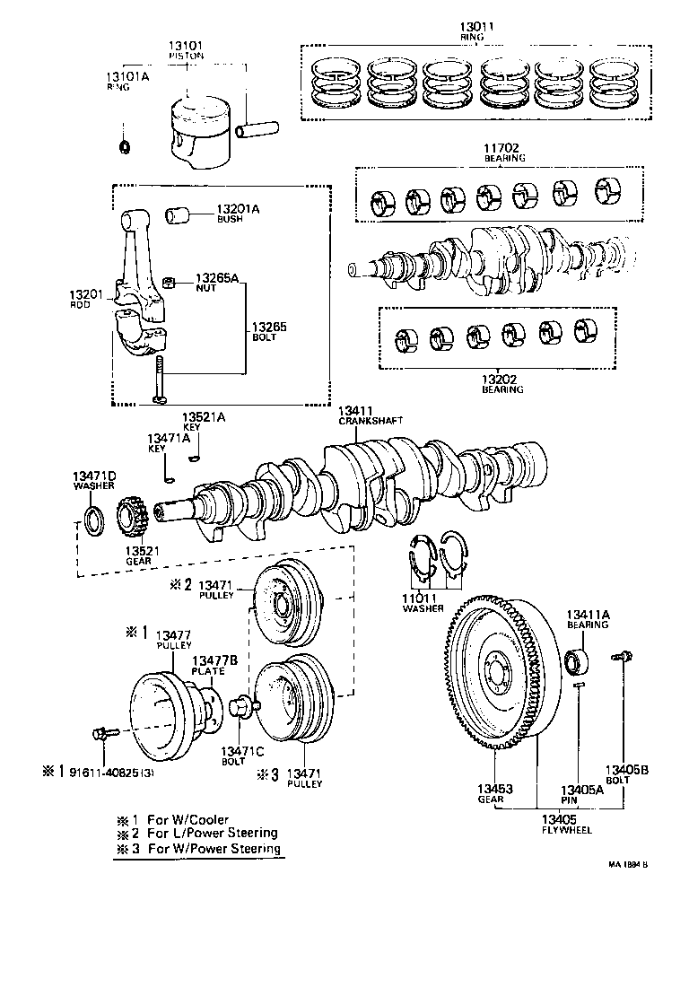 88892-30510 PLATE, CRANKSHAFT PULLEY, NO.2 product image