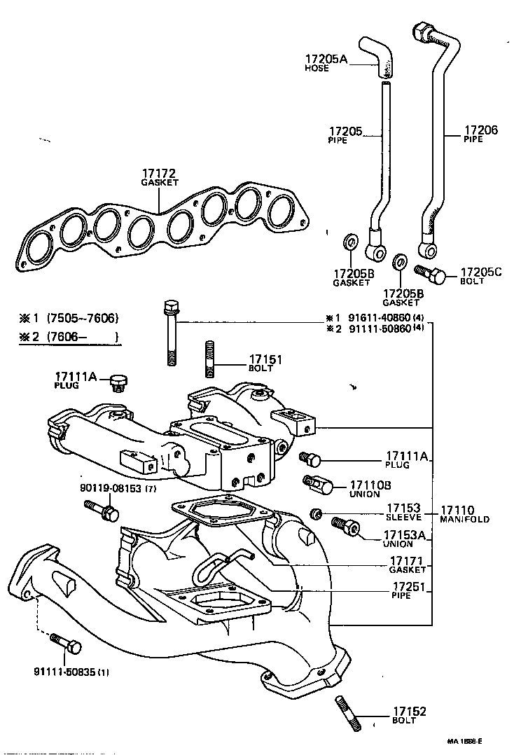 17111-45031 MANIFOLD, INTAKE product image