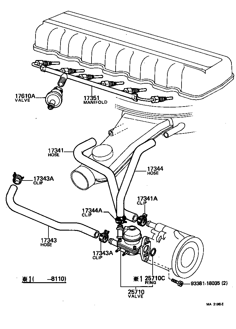 17327-44010 BRACKET, REED VALVE product image