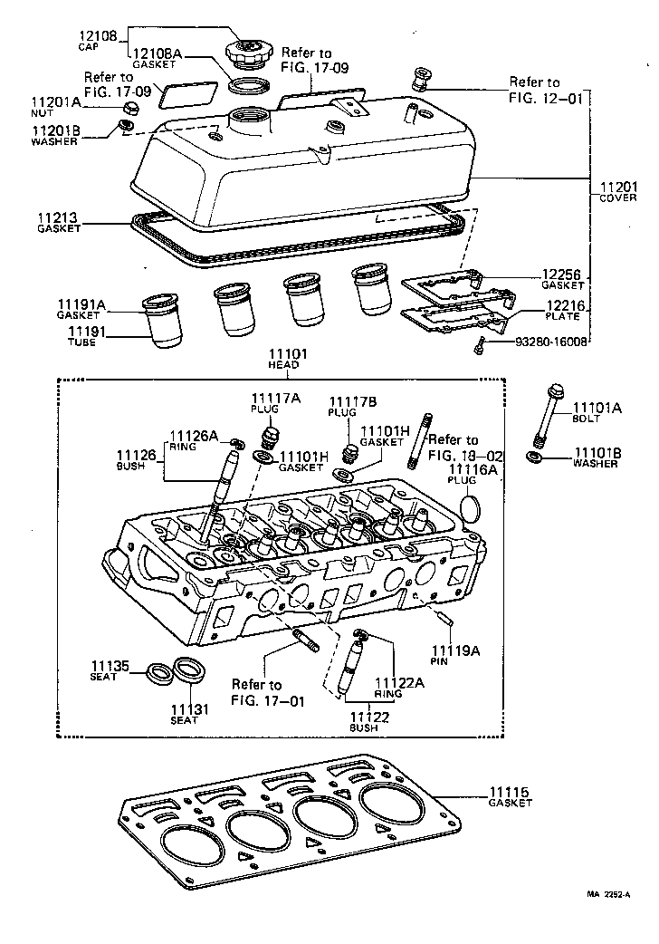 11101-29046 HEAD SUB-ASSY, CYLINDER product image