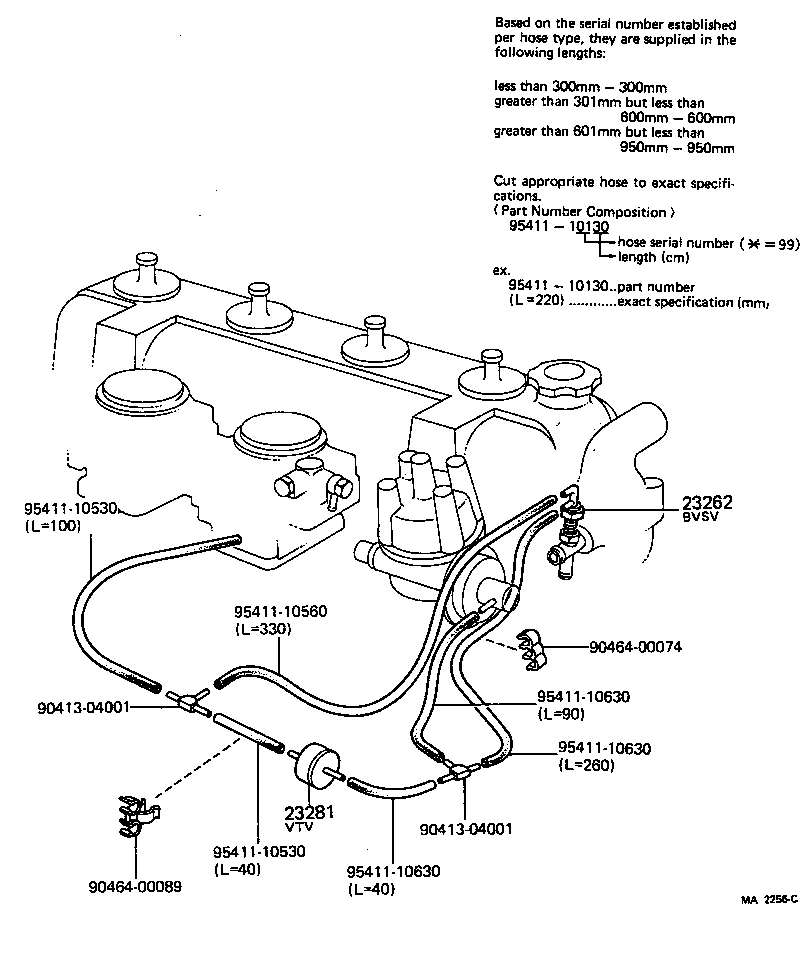 90925-02001 VALVE, THERMOSTATIC VACUUM SWITCHING, NO.1 product image