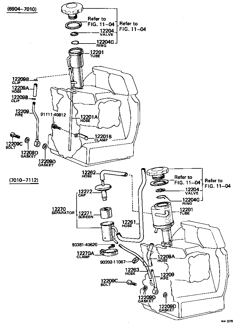 12271-11010 SCREEN, OIL SEPARATOR product image