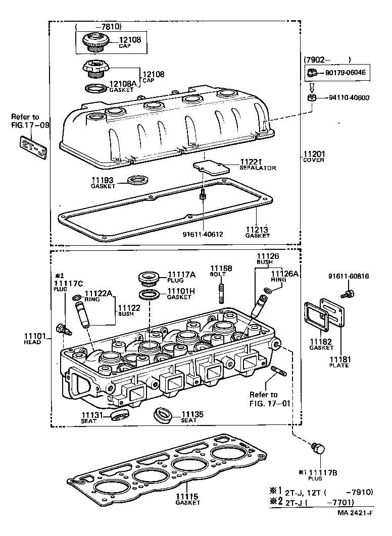 11101-29315 HEAD SUB-ASSY, CYLINDER product image