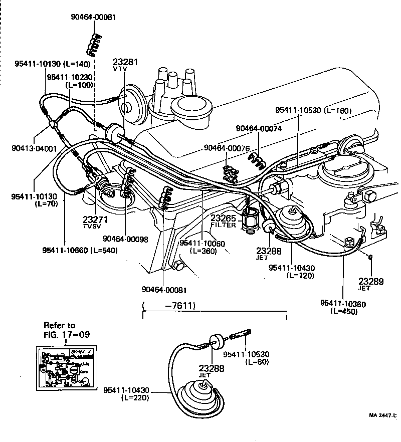 17680-18030 VALVE ASSY, MIXTURE CONTROL product image