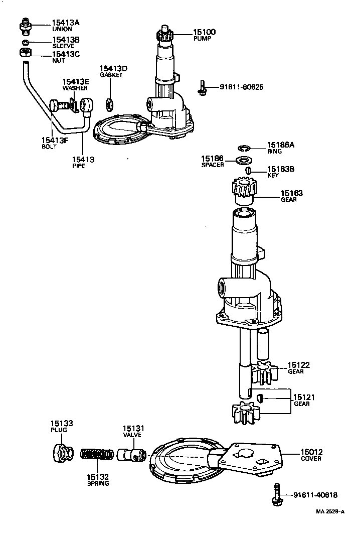 Toyota 15147-38020 GASKET(FOR OIL STRAINER)