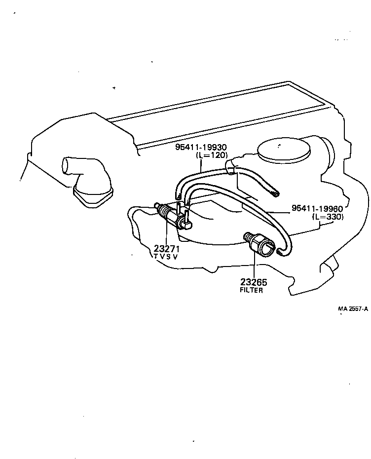 17650-34071 VALVE ASSY, VACUUM SWITCHING product image