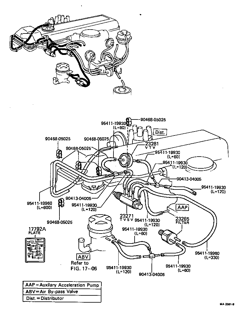 17650-34071 VALVE ASSY, VACUUM SWITCHING product image