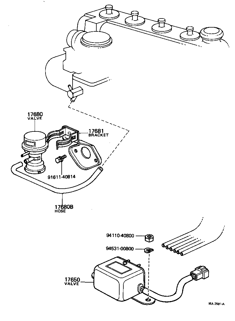 17680-18030 VALVE ASSY, MIXTURE CONTROL product image