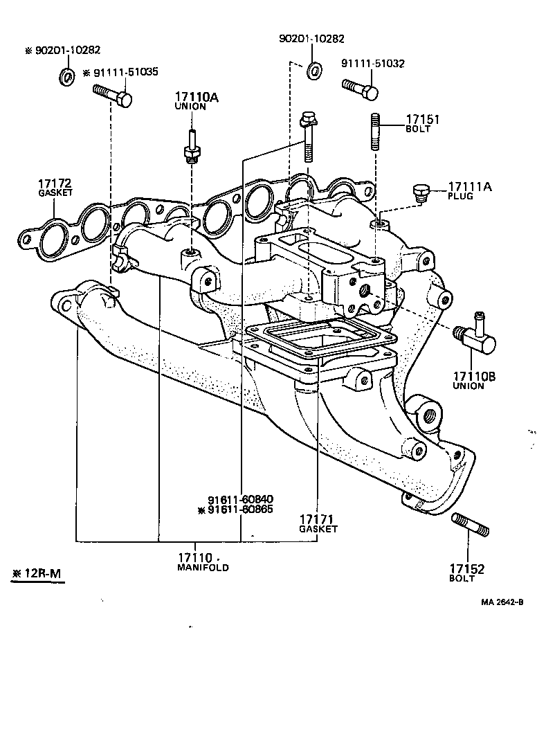 17110-31051 MANIFOLD ASSY product image