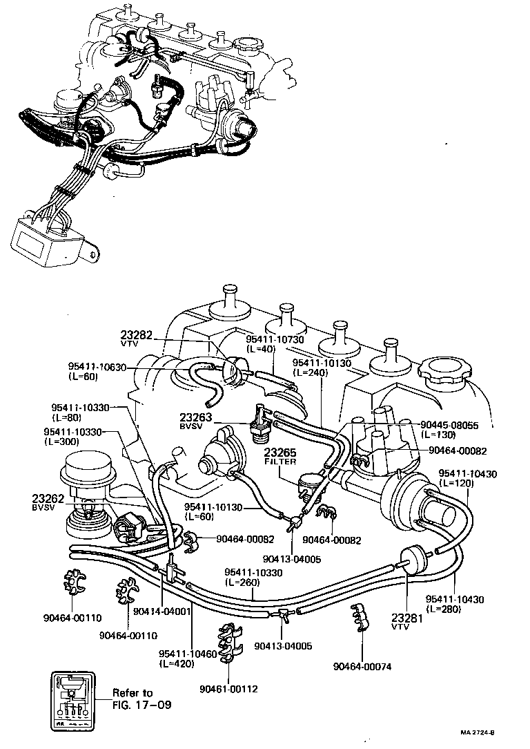 17680-18030 VALVE ASSY, MIXTURE CONTROL product image