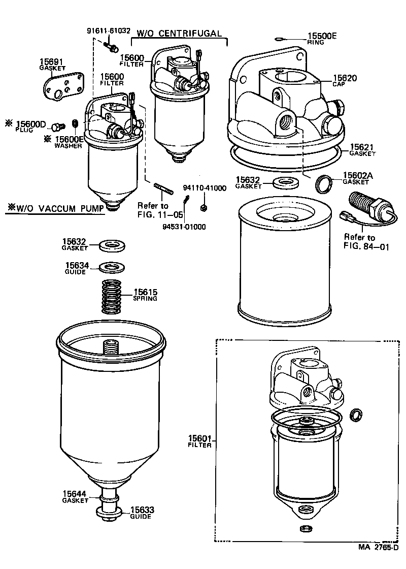 04152-60060 FILTER SUB-ASSY, OIL product image