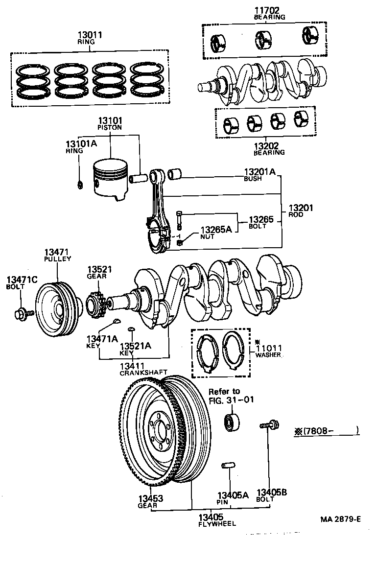 13470-47020 PULLEY, CRANKSHAFT product image