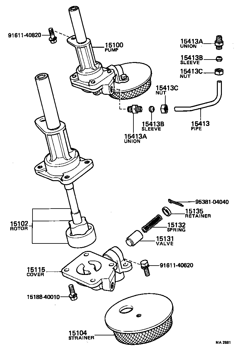 15110-78010 PUMP ASSY, OIL product image