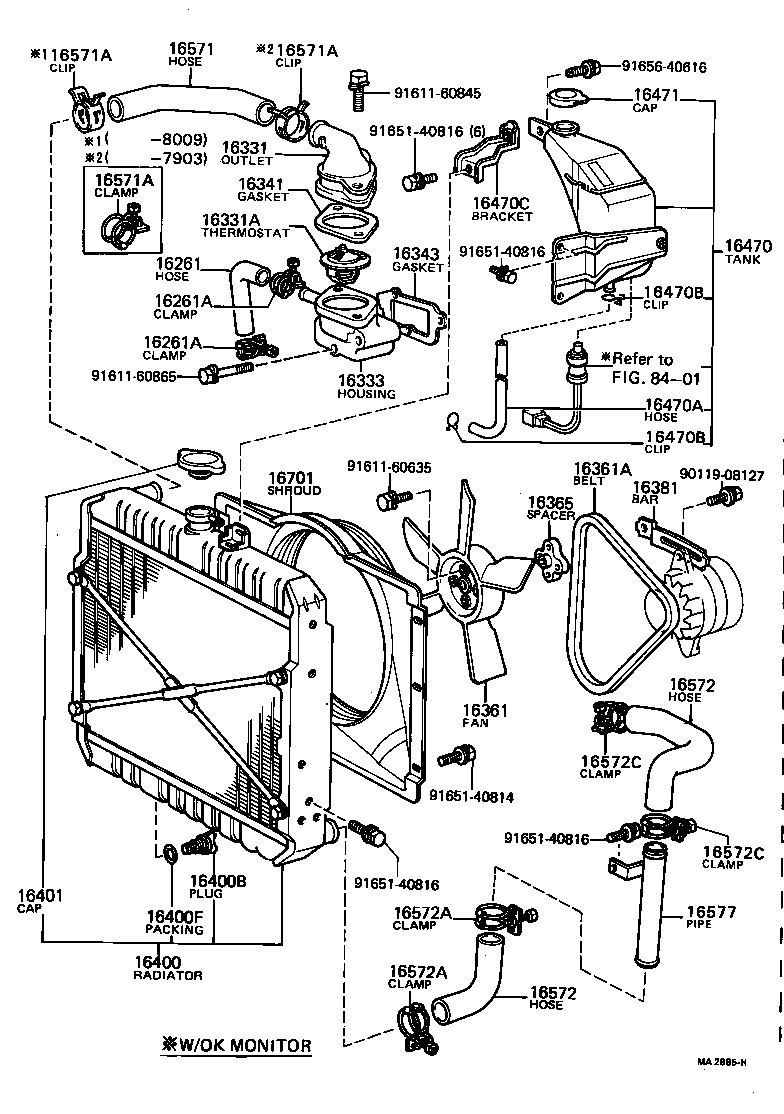 16470-56060 TANK ASSY, RADIATOR RESERVE product image