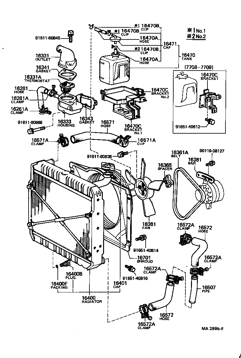 88688-36060 BAR, FAN BELT ADJUSTING product image