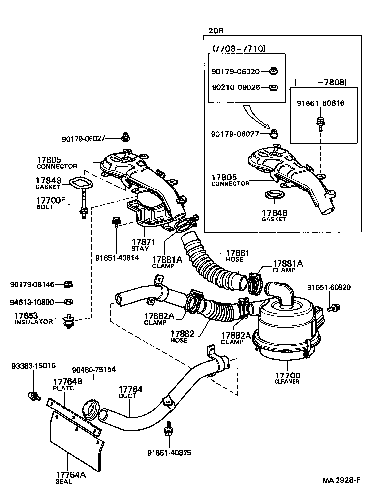 17700-38071 CLEANER ASSY, AIR product image