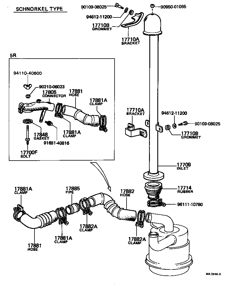 17700-44520 CLEANER ASSY, AIR product image