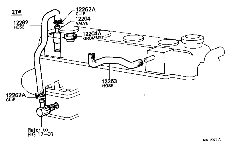 12204-28010 VALVE SUB-ASSY, VENTILATION product image