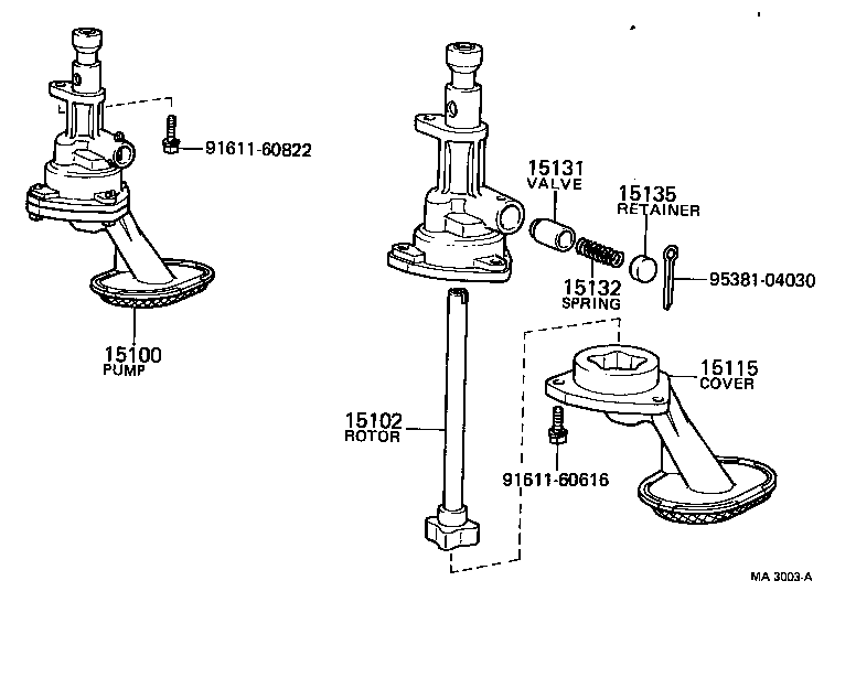 Toyota 15147-40010 GASKET, OIL STRAINER