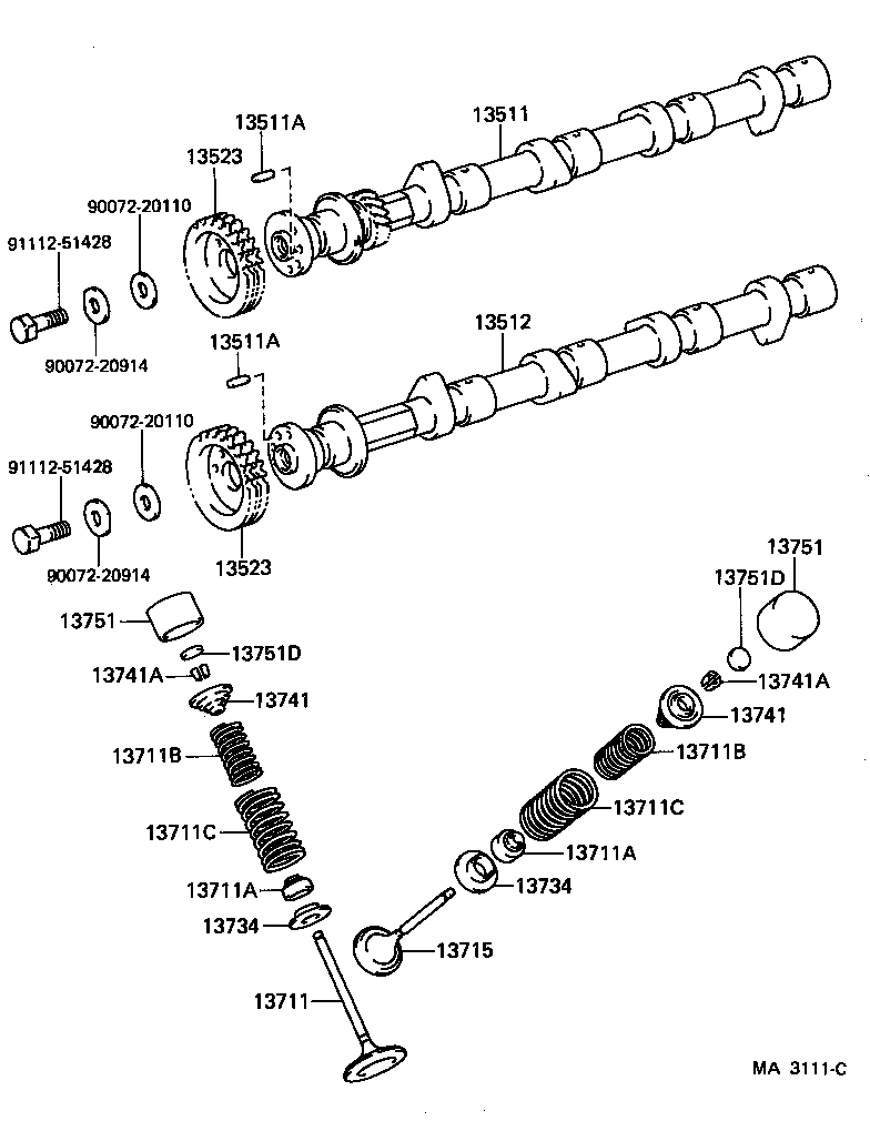 13715-70010 VALVE, EXHAUST product image