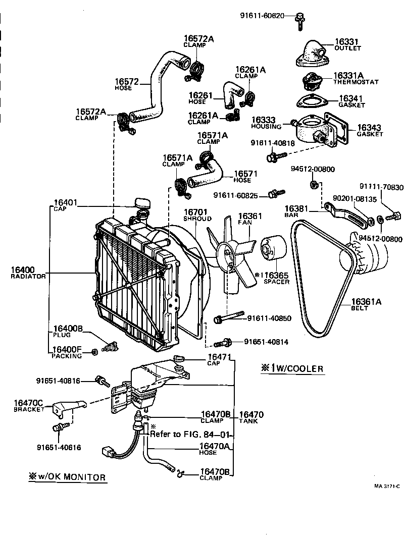 16470-56060 TANK ASSY, RADIATOR RESERVE product image