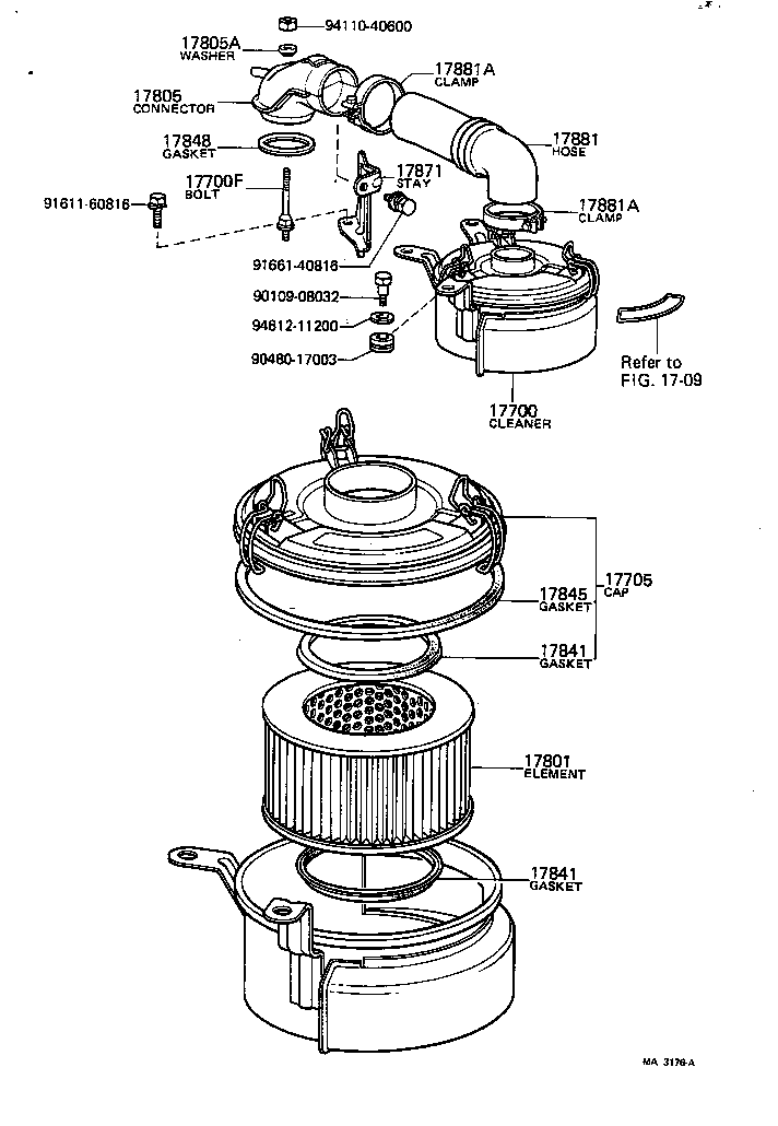 17841-24030 GASKET, FILTER ELEMENT product image