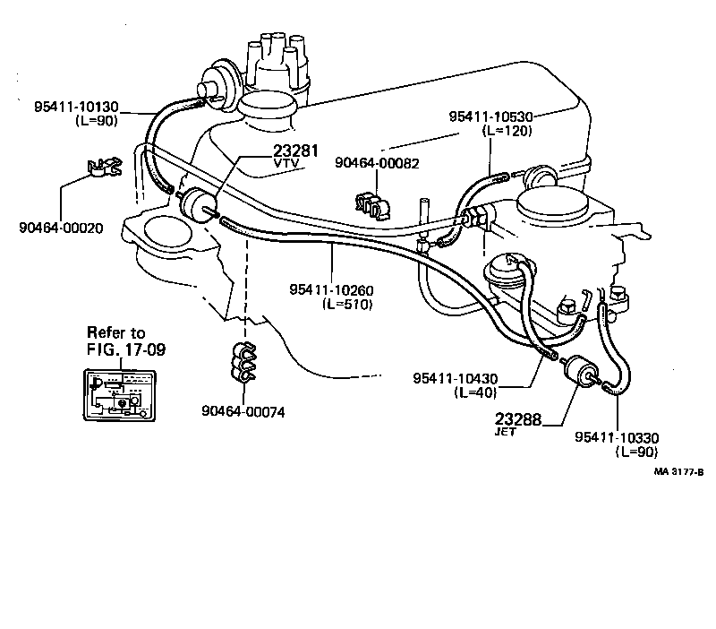 17680-18030 VALVE ASSY, MIXTURE CONTROL product image