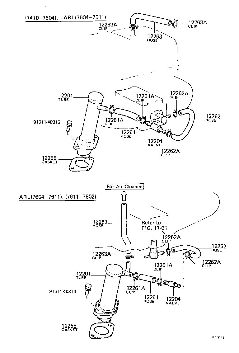 12204-44021 VALVE SUB-ASSY, VENTILATION product image