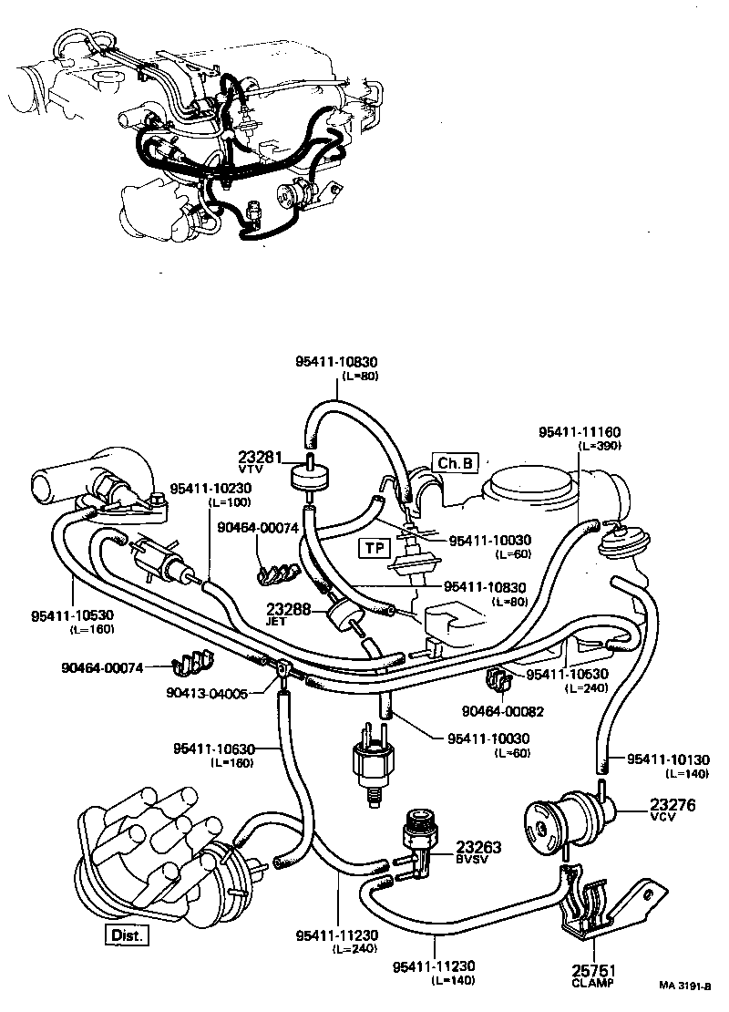 25709-38010 VALVE SUB-ASSY, HIGH ALTITUDE COMPENSATOR product image
