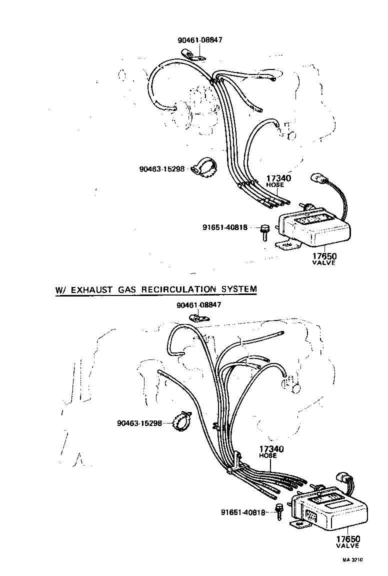 17650-34080 VALVE ASSY, VACUUM SWITCHING product image