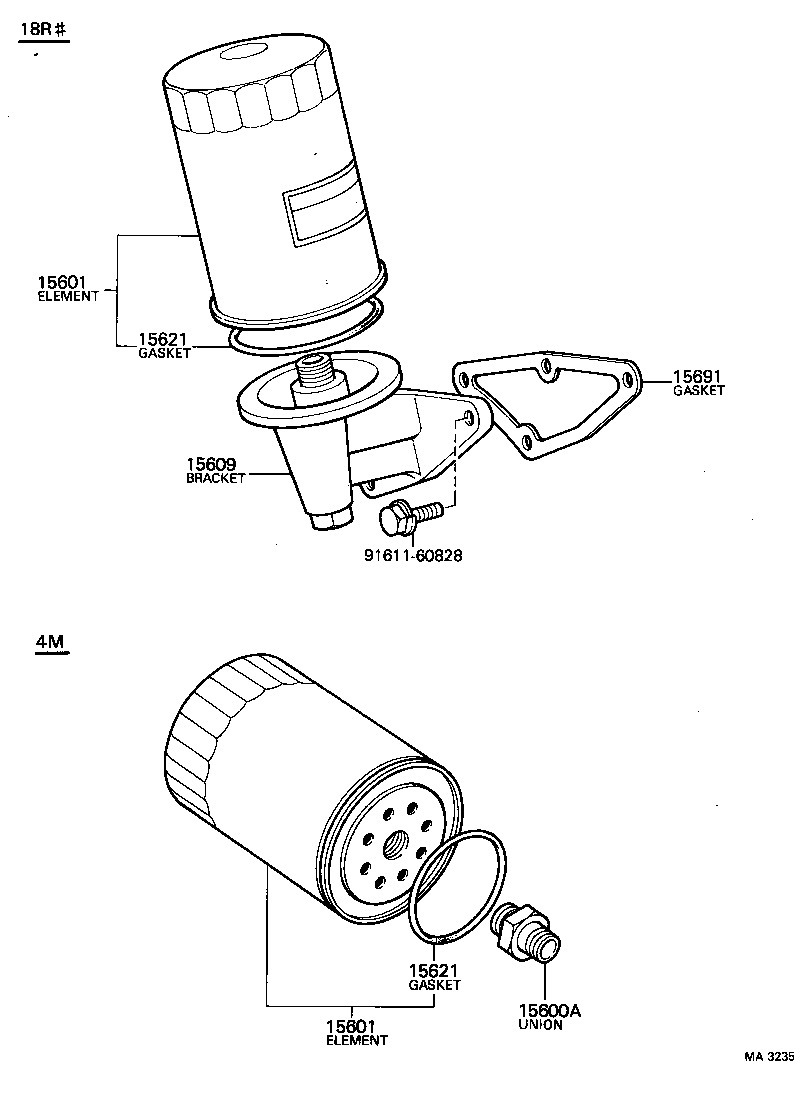 15601-44010 FILTER SUB-ASSY, OIL product image