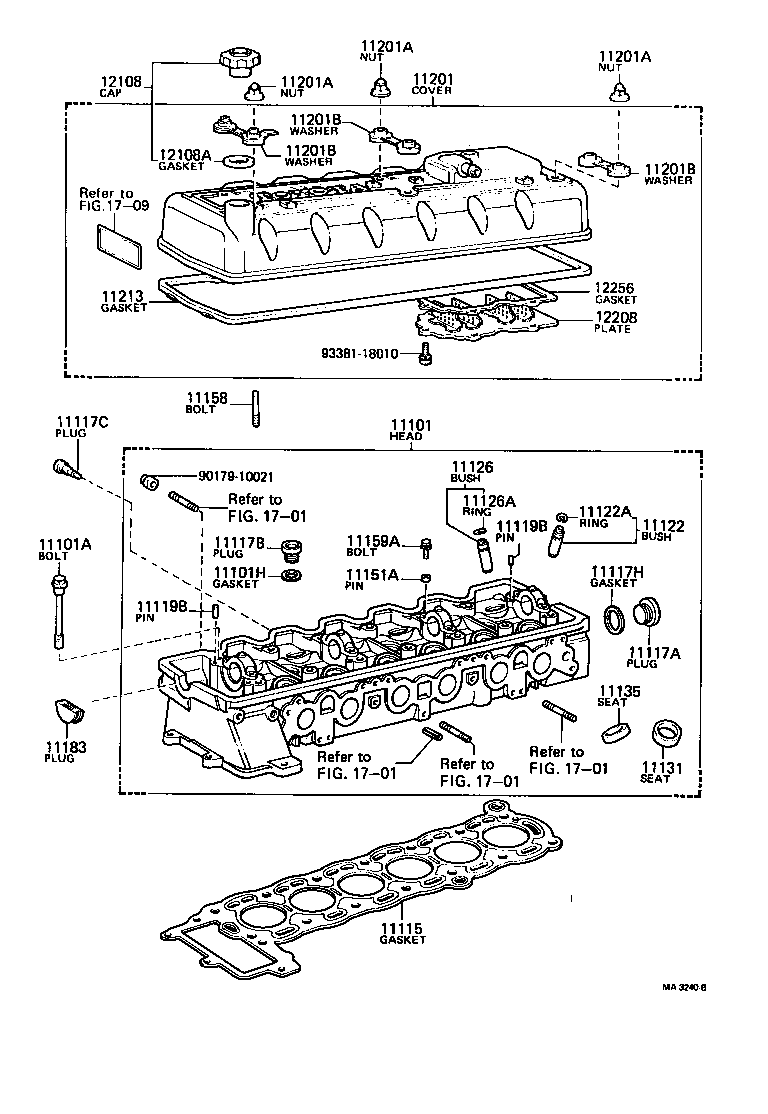 90116-08113 BOLT, STUD(FOR HEAD TO CAMSHAFT BEARING CAP) product image