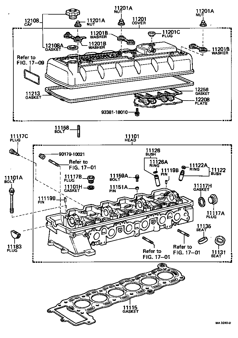 11101-49205 HEAD SUB-ASSY, CYLINDER product image