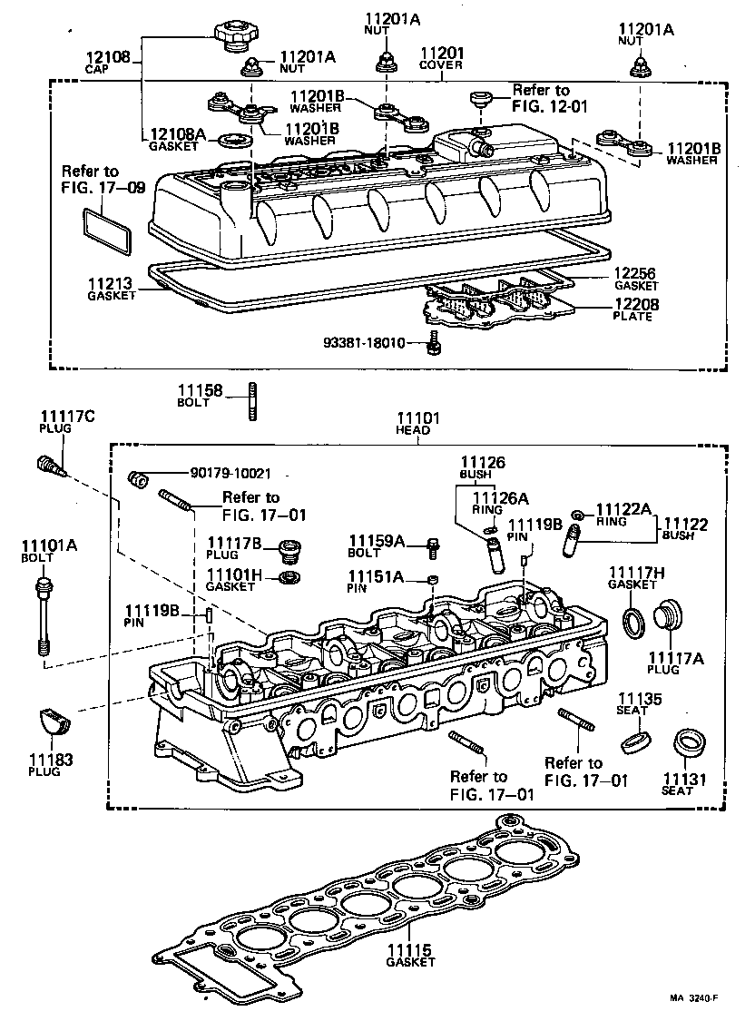 11201-49155 COVER SUB-ASSY, CYLINDER HEAD product image